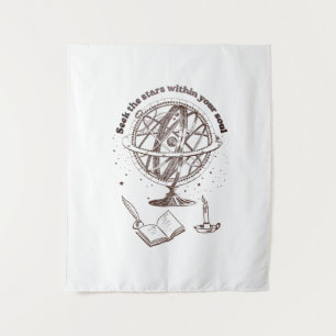 Hemelse Ziel Wijsheid Vintage Armillair Sfeer Wandkleed