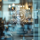 Hemelse Zon- en Maanonderneming Raamsticker