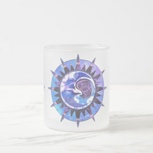 hemelse zon & maan bevroren mok (Center)