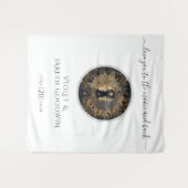 Hemelse zon maan Bruidstapijt Wandkleed (Voorkant (horizontaal))