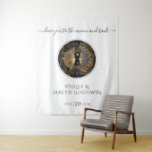 Hemelse zon maan Bruiloft Tapijt Wandkleed (In situ)