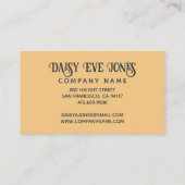 Hemelse Zon Maan Sterren Visitekaartje (Achterkant)