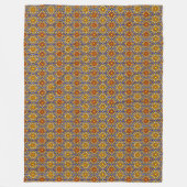 Hemelse Zon Mandala  Fleece Deken (Voorkant)