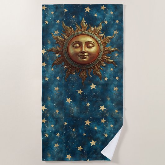 Hemelse Zon Strandlaken (Voorkant)