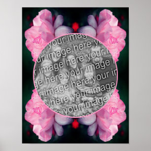 Hemelsroze Roos Maak Je Eigen Foto Poster