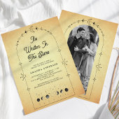 hemelsterren zwart maan Vrijgezellenfeest Kaart