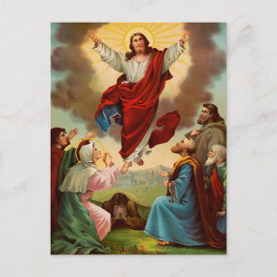Hemelvaart van Jezus naar de hemel Briefkaart