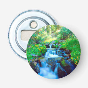 Hemelweiden in de Sierra Nevada-bergen Button Flesopener