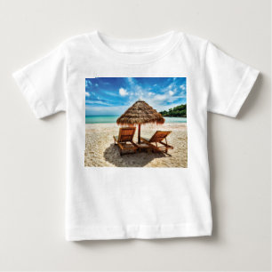 Hemelwolf op beach throw pillow