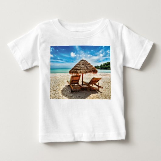 Hemelwolf op beach throw pillow (Voorkant)