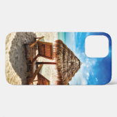 Hemelwolf op beach throw pillow Case-Mate iPhone case (Achterkant (horizontaal))
