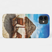 Hemelwolf op beach throw pillow Case-Mate iPhone case (Achterkant (horizontaal))