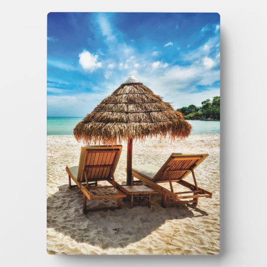 Hemelwolf op beach throw pillow fotoplaat (voorkant)