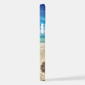 Hemelwolf op beach throw pillow iPhone hoesje (Rechterkant)