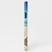 Hemelwolf op beach throw pillow iPhone hoesje (Rechterkant)