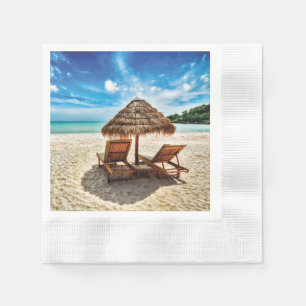 Hemelwolf op beach throw pillow servet