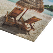 Hemelwolf op beach throw pillow snijplank (Hoek)