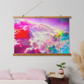 hemelwolken hangend wandkleed (Slaapkamer)