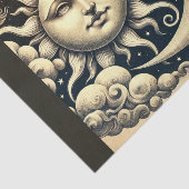  hemelzon & maan tissuepapier (Detail)