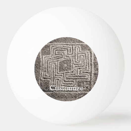 Hemet Maze Stone Thunder_Cove Beverage Coaster Pingpongballen (Voorkant)