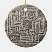 Hemet Maze Stone Thunder_Cove Keramisch Ornament (Achterkant)