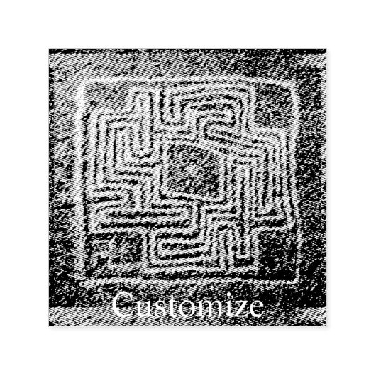 Hemet Maze Stone Thunder_Cove Zelfinktende Stempel (Design)