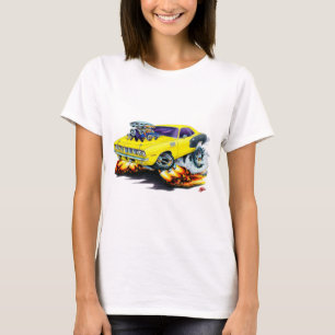 Hemi Cuda Yellow Car 1971 T-shirt