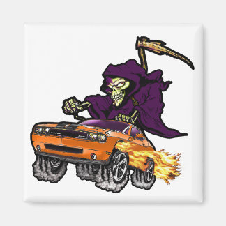 Hemi Oranje Challenger SRT8 Magneet