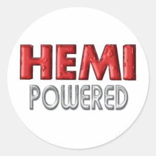 HEMI Powered Ronde Sticker