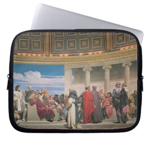 Hemicycle: Kunstenaars van alle leeftijden, detail Laptop Sleeve