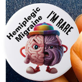 Hemiplegic Migraine Je suis Rare badge