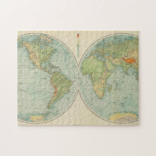 Hemisferes 12 fysiek legpuzzel
