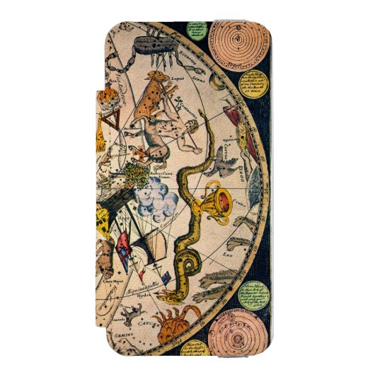 Hemisphere 1790 incipio iPhone portemonnee hoesje (Voorkant Agenda)
