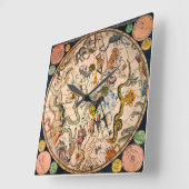 Hemisphere 1790 vierkante klok (Hoek)