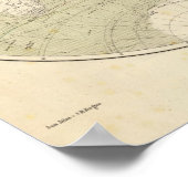 Hemisphere Atlas Map Poster (Hoek)