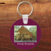 Hemlock Haven  Burgundy Sleutelhanger (Voorkant)