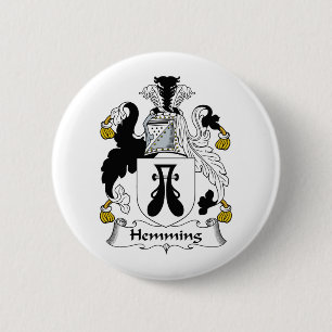 Hemming Family Crest Ronde Button 5,7 Cm