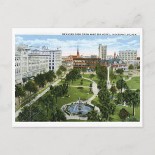Hemming Park, Jacksonville FL 1920 Briefkaart