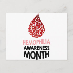 Hemofilie Bewustmakingsdag - Waarderingsdag Briefkaart