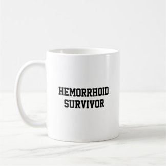Hemorrhoid Survivor Get Well Soon Koffiemok