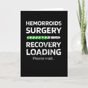 Hemorroïden Survivor Surgery Recovery Giften Kaart