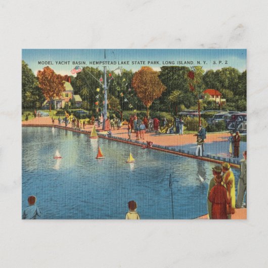 Hempstead Lake State Park, Long Island N.Y. Briefkaart (Voorkant)