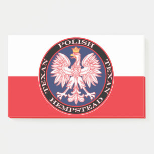 Hempstead Round Poland Texan Post-it® Notes