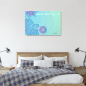 Hemsa Canvas Bat Mitzvah Sign-In Memory Board (Insitu (Slaapkamer))