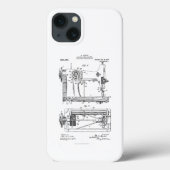 Hemstitch  naaimachine patent Case-Mate iPhone case (Achterkant)
