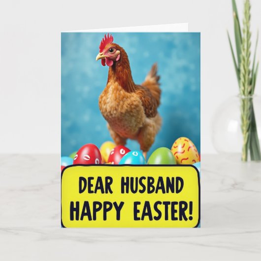 Hen And Egg Pattern Card Kaart (Voorkant)