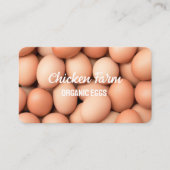 Hen Boerderij Organic Bio Eggs Visitekaartje (Voorkant)