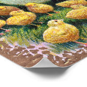 Hen, Chicken and Cross Pasen Poster (Hoek)