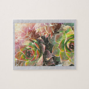 Hen- en Chick-Planten Legpuzzel