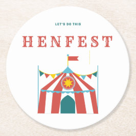 Hen Fest Papieren Onderzetter